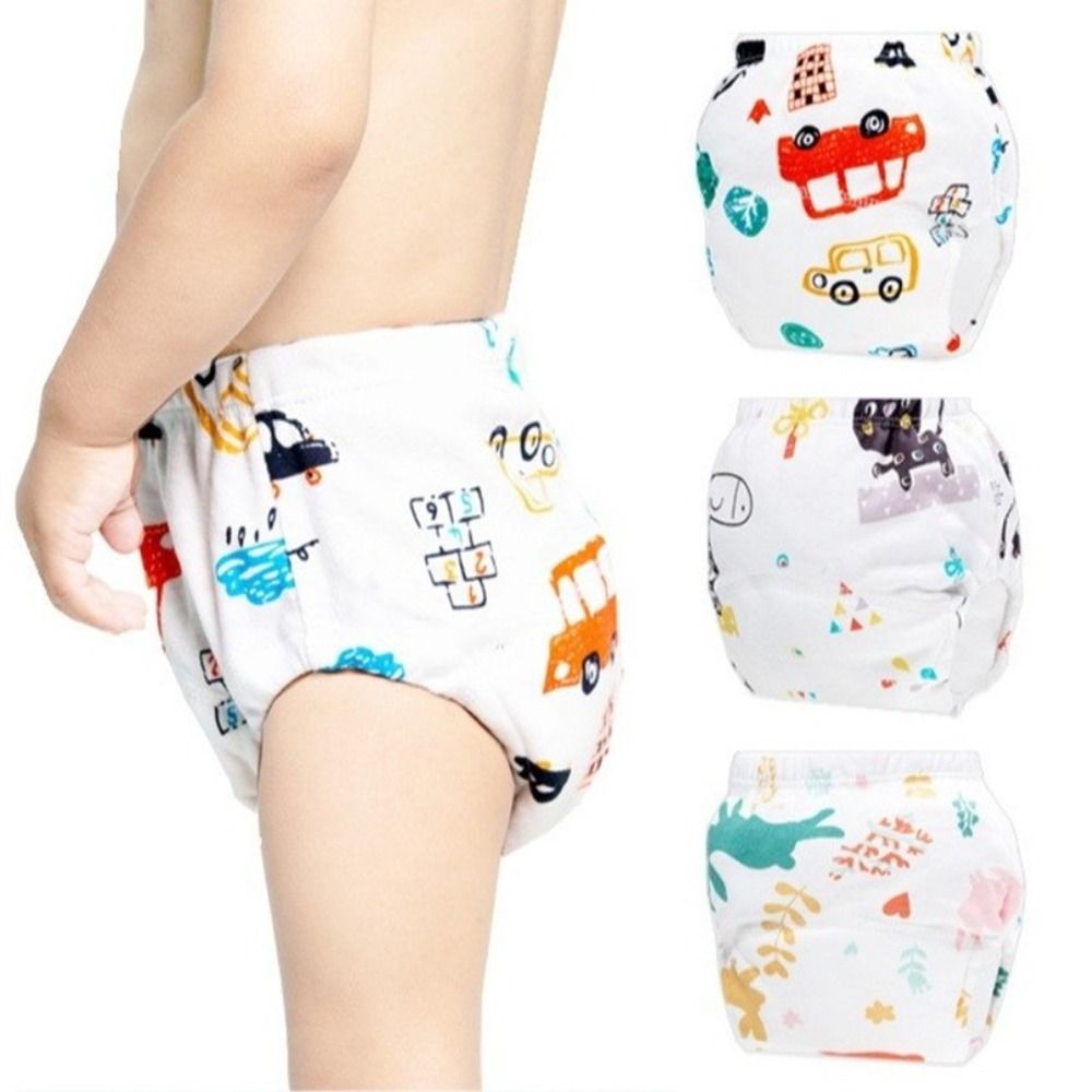 Toddler Training Pants Leak Proof - Rahat Pamuklu Bebek Eğitim Pantolonu Nefes
