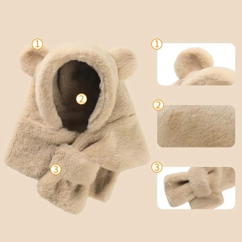 Kışlık Bebek Şapka Atkı Tek Pa - Infant Beanie Hat With Ears incelemesi ve fiyatı
