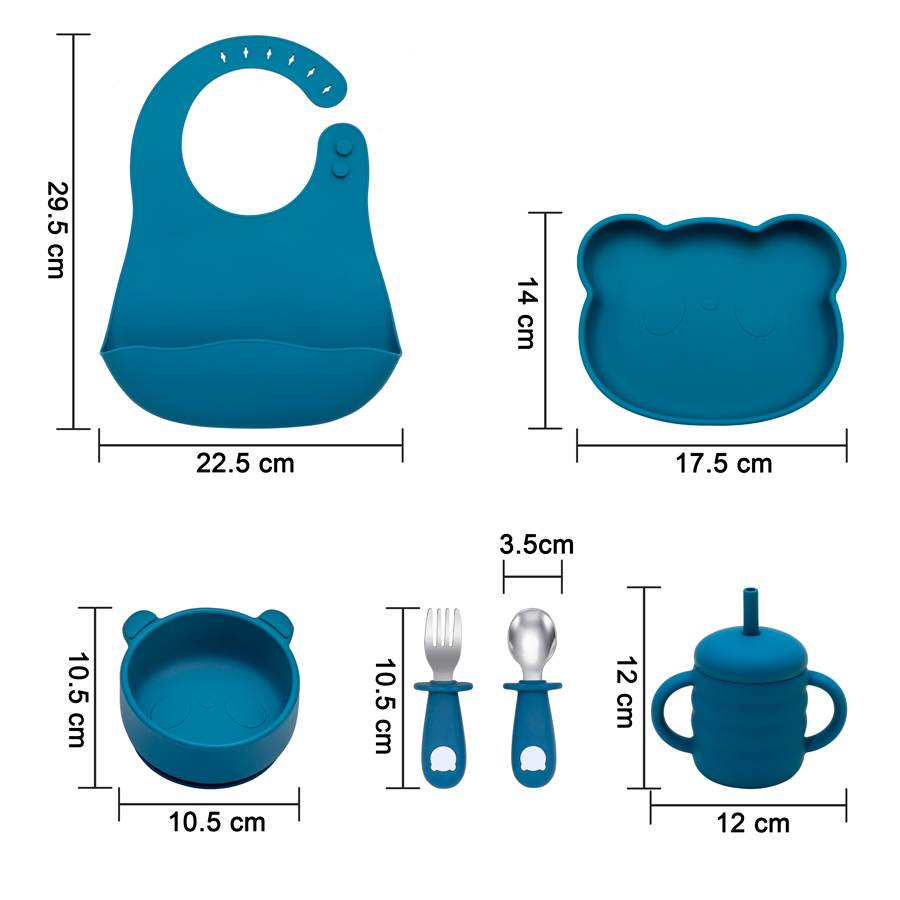 Yeni tasarım karikatür hayvan  - Waterproof Baby Bibs Silicone incelemesi ve fiyatı