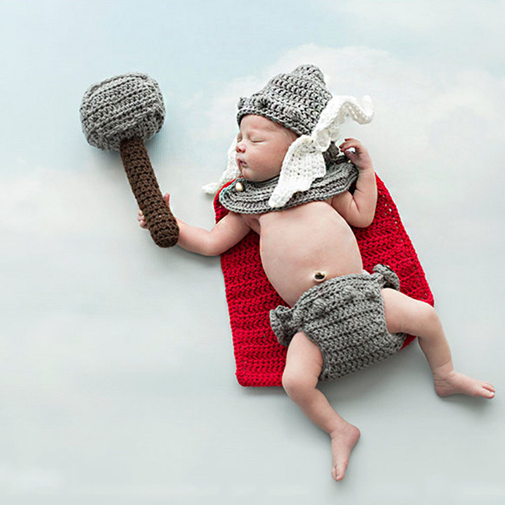 Yenidoğan Fotoğraf Sahne Thor  - Infant Photography Props Outfit incelemesi ve fiyatı