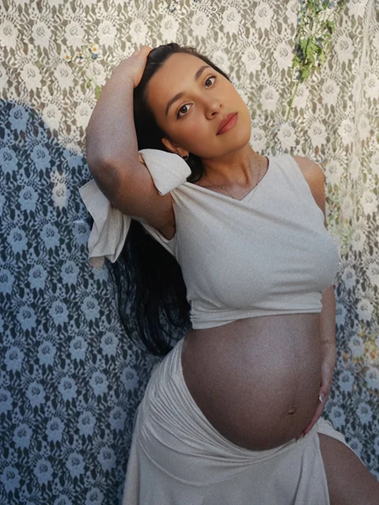 Omuzları Açık Hamile Elbiseler - Maternity Wear incelemesi ve fiyatı